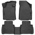 Picture of 16-17 Nissan Maxima Front & 2nd Seat Floor Liners Black Husky Liners