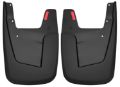 Picture of Rear Mud Guards Pair 19-20 Ram 1500 without Ram OEM Fender Flares Black Husky Liners