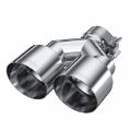 Picture of T304 Stainless Steel Tip 2.5 Inch ID Dual 4 Inch OD Out 9.55 Inch Length Single Wall MBRP