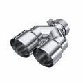 Picture of T304 Stainless Steel Tip 3.0 Inch ID 4.0 Inch OD Dual Out 9.87 Inch Length Dual Wall MBRP