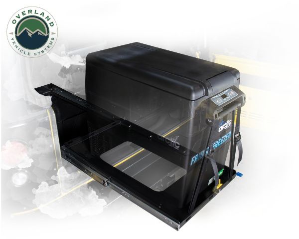Picture of Refrigerator Tray With Slide and Tilt Small Overland Vehicle Systems