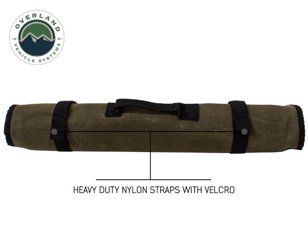 Picture of Rolled Tool Bag Socket With Handle And Straps 16 Lb Waxed Canvas Universal Overland Vehicle Systems