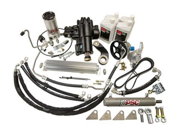 Picture of Cylinder Assist Steering Kit Weld On 6.75 Afm Axle 1.625 Tie Rod 12-18 Wrangler JK 3.6L PSC Steering