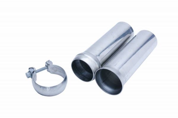Picture of Exhaust Pipe Adapter 3 in Hardware Incl Natural 409 Stainless Steel Pypes Exhaust