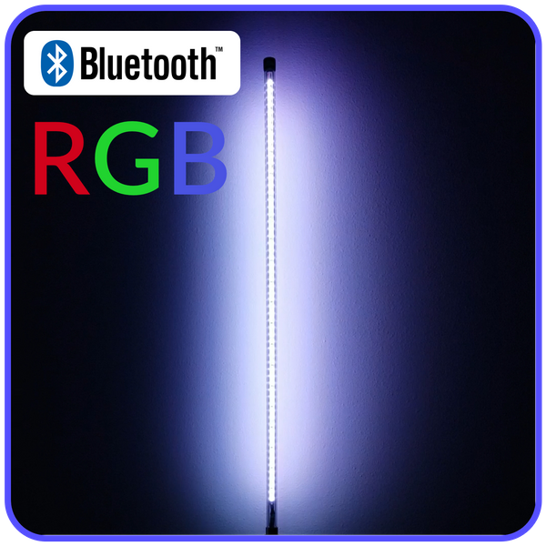 Picture of LED Light Whip 4 Foot Multi Color Blue Tooth Series Pyramid LED Whips