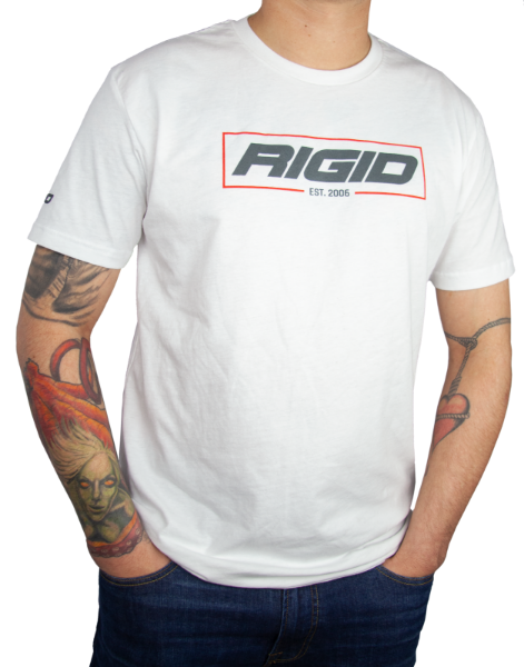 Picture of RIGID T Shirt Established 2006 Large White