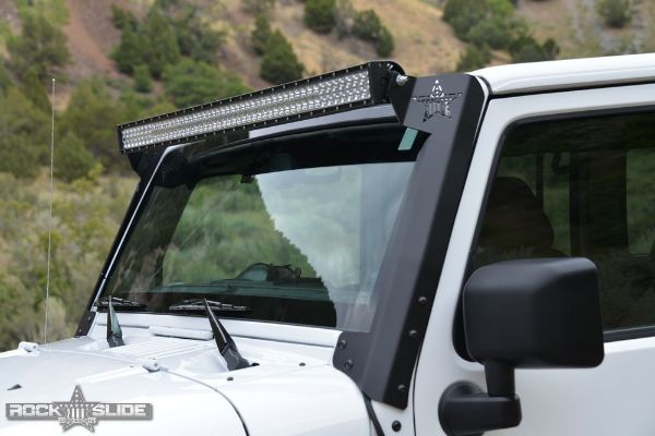 Picture of Jeep JK 50 Inch LED A-Pillar Brackets for 07-18 Wrangler JK Rock Slide Engineering