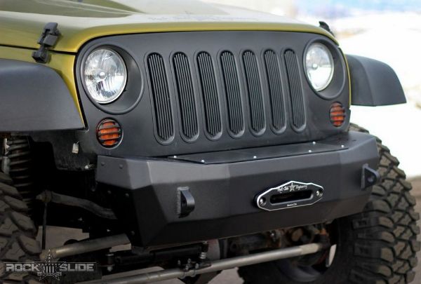 Picture of Winch Delete Plate For Rigid Series Front Bumper Bolt On Rock Slide Engineering