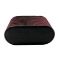Picture of S & B Air Filter 4x12 Inch Oval with Hole Red Oil 