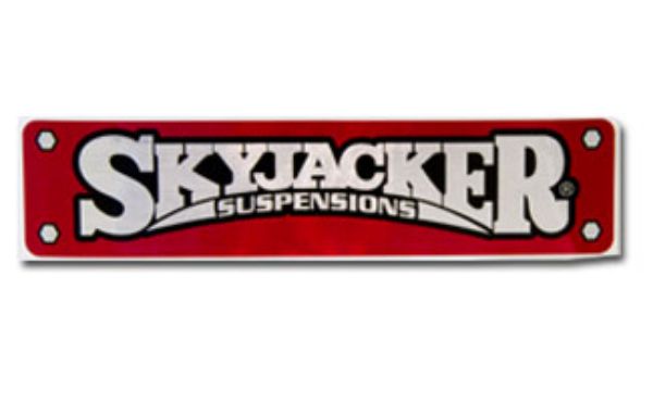 Picture of Skyjacker Link Decal Brushed Chrome 2 Inch X 9 Inch