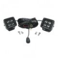 Picture of 3.0 Inch Square Cube Cree Spot Beam LED Lights Pair Black Series W/Harness 79903 Southern Truck Lifts
