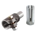 Picture of Double Adjuster Tube Adapter 7/8 Inch-14 Left Hand Thread 1 Inch ID Tube Synergy MFG