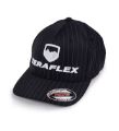 Picture of Premium FlexFit Pinstripe Hat Black Small / Medium TeraFlex
