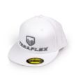 Picture of Premium FlexFit Flat Visor Hat -White Small / Medium TeraFlex