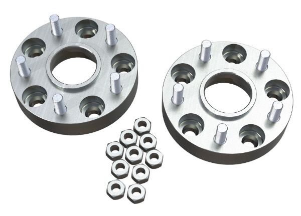 Picture of Jeep JK 1.25 Inch Wheel Offset Adapter Kit 5x5 Inch to 5x5 Inch Pair 07-18 Wrangler JK TeraFlex