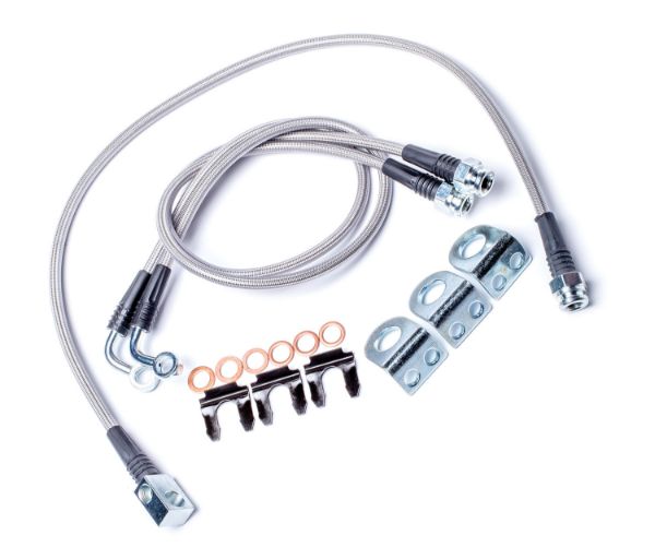 Picture of Jeep TJ 26 Inch Front and Rear Stainless Steel Braided Brake Line Kit 97-06 Wrangler TJ TeraFlex