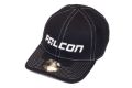 Picture of Falcon New Era Contrast Stitch Curved Visor Hat Black/White Small/Medium