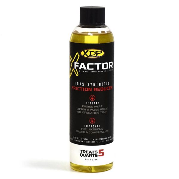 Picture of High Performance Oil Additive Diesel Engines 8 Oz. Bottle Treats 5 Quarts X-Factor XD275 XDP