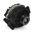Picture of Wrinkle Black HD High Output Alternator 1994-1997 Ford 7.3L Powerstroke XD357 XDP