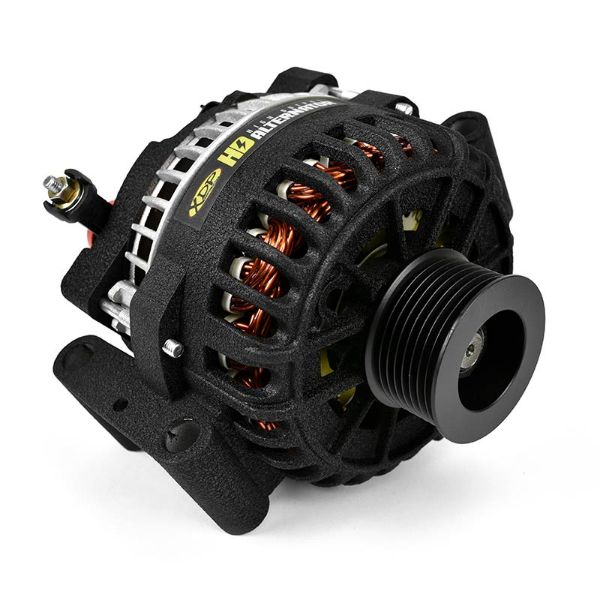Picture of Wrinkle Black HD High Output Alternator 1999-2003 Ford 7.3L Powerstroke XD356 XDP