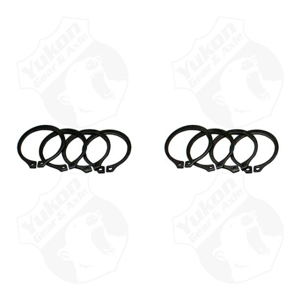 Picture of 4 Full Circle Snap Rings Fits 733X U-Joint With Aftermarket Axle Yukon Gear & Axle