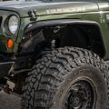 Picture of Jeep JK/JKU Black Aluminum Fenders Front Pair Combat Offroad