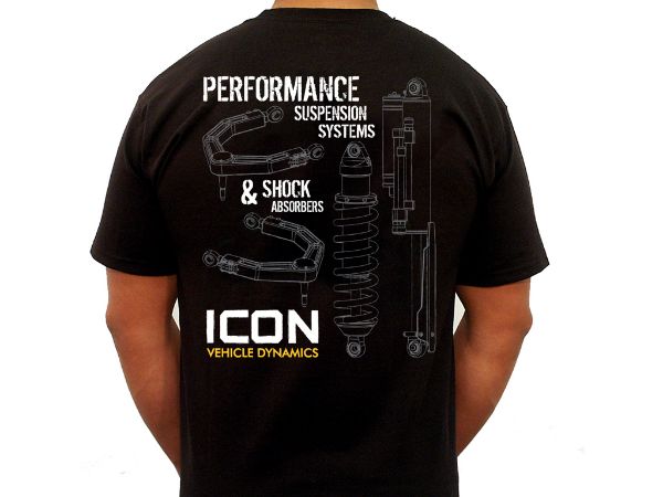 Picture of ICON R&D-Logo Tee – Black, Large