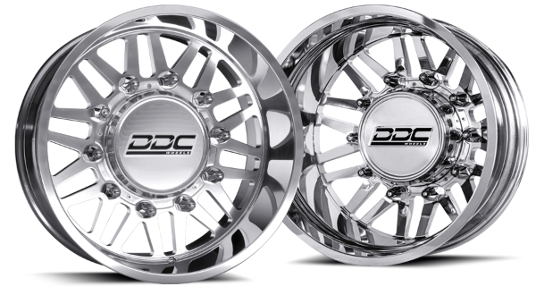 Picture of Dually Wheels Aftermath Polished 22x8.25 8x200 SS Fronts 05-23 Ford F-350 11-14 F-450 DDC Wheels