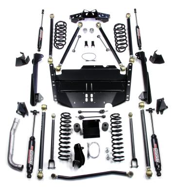 97-06 Jeep Wrangler TJ SWB 5 Inch Pro LCG Long Arm Suspension System & 9550 VSS Twin-Tube Shocks TeraFlex