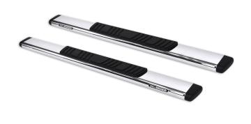 5 Inch OE Xtreme Low Profile SideSteps With Mounting Bracket Kit Polished Stainless Steel 2021-2025 Ford Bronco 2 Door Go Rhino