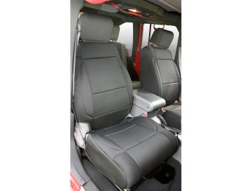 Seat Cover Kit Front Neoprene Black 07-10 Jeep Wrangler JK Rugged Ridge