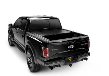 PowertraxPRO MX Retractable Tonneau Cover Rugged Aluminum Construction Electric Cover Matte Black 2022-2026 Toyota Tundra CrewMax 5' 7 inch Bed without Deck Rail System without Stake Pockets w/out Trail Special Edition Storage Boxes